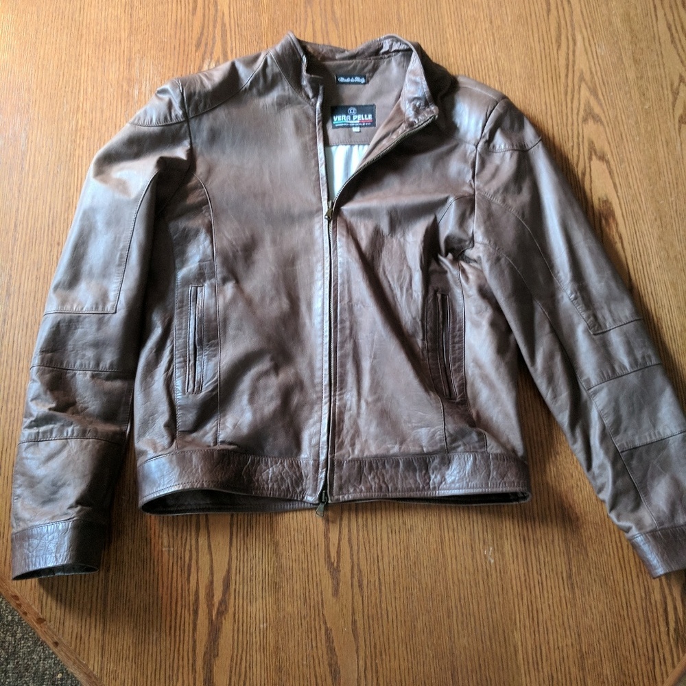Italian leather jacket